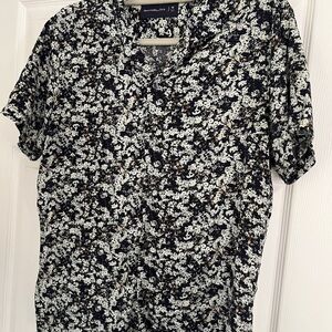 Abercrombie floral button down
